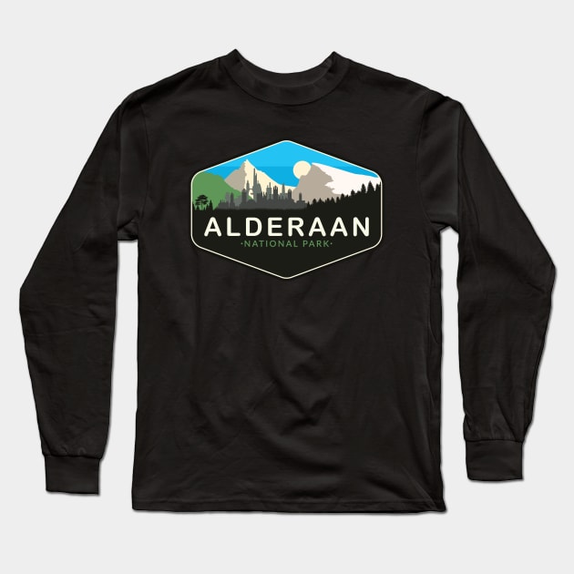 Alderaan National Park Long Sleeve T-Shirt by Space Club